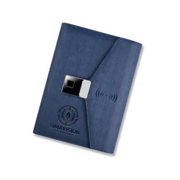 Smart Note Book With Fingerprint & Charger
