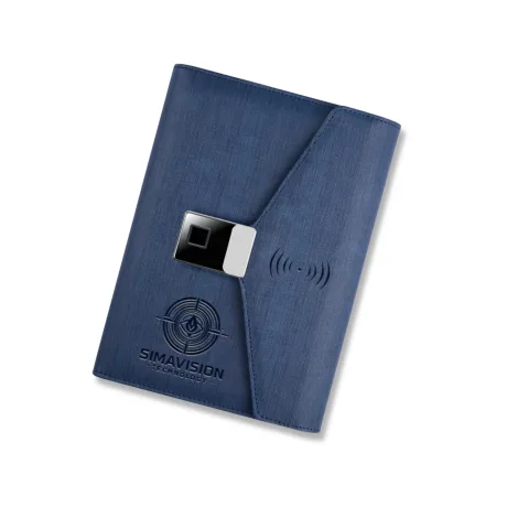 Smart Note Book With Fingerprint & Charger